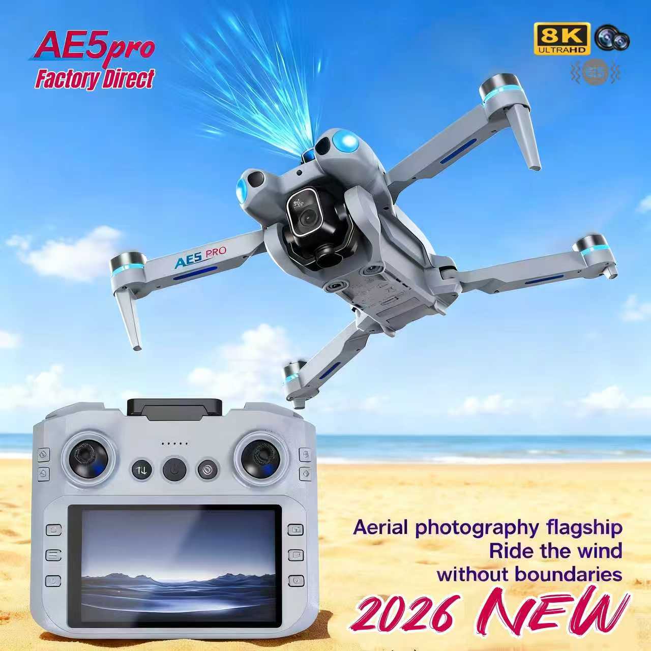 Jjrc Drone X12 - Profesjonalny dron AE5 z GPS, dwoma