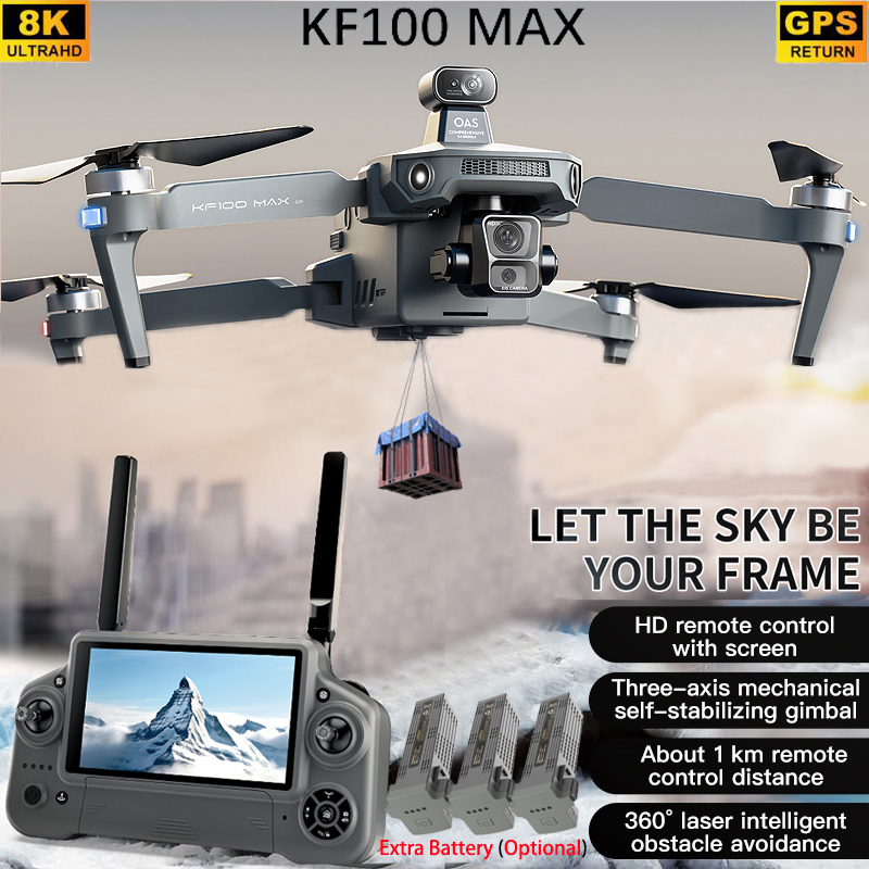 Drone Gimbal - Dron GPS KF100 MAX Kamera 4K