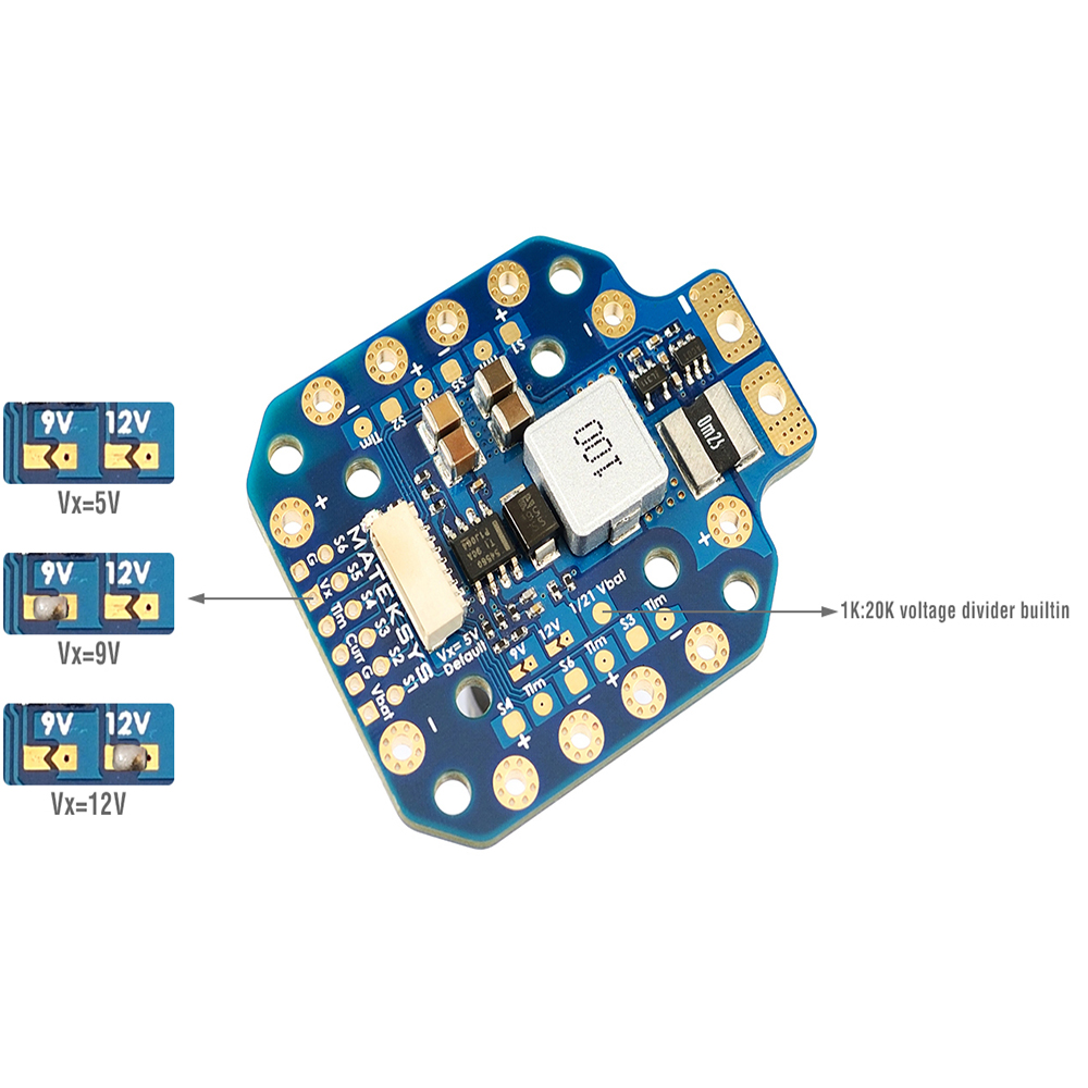 MATEK PDB-HEX – płytka rozdzie – Drone Power Distribution Board recenzja i cena