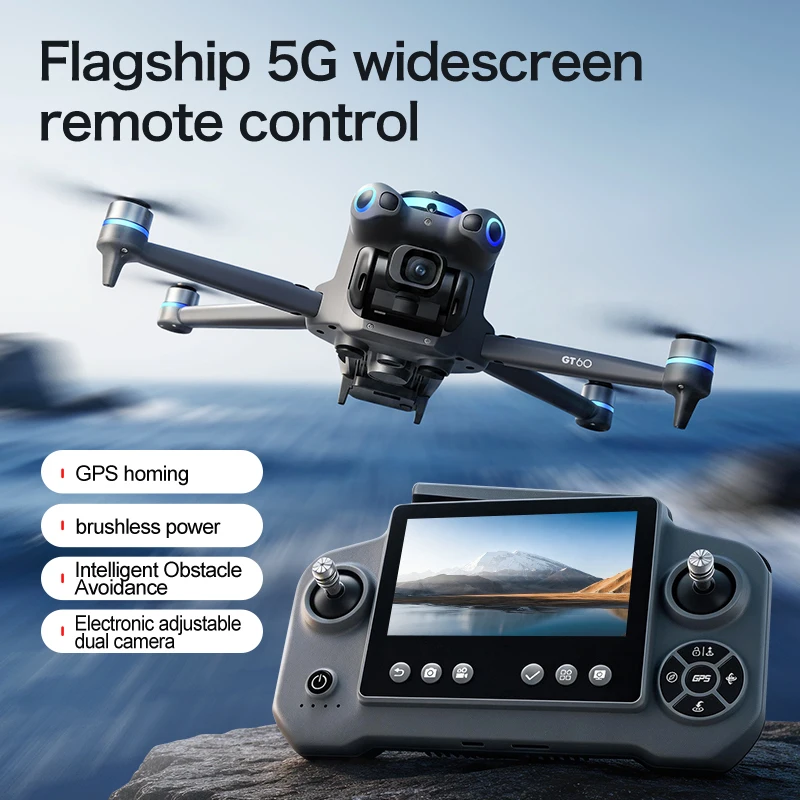 Dron z kamerą GT60 4K/6K/8K i  – Drone Gps Mount recenzja i cena