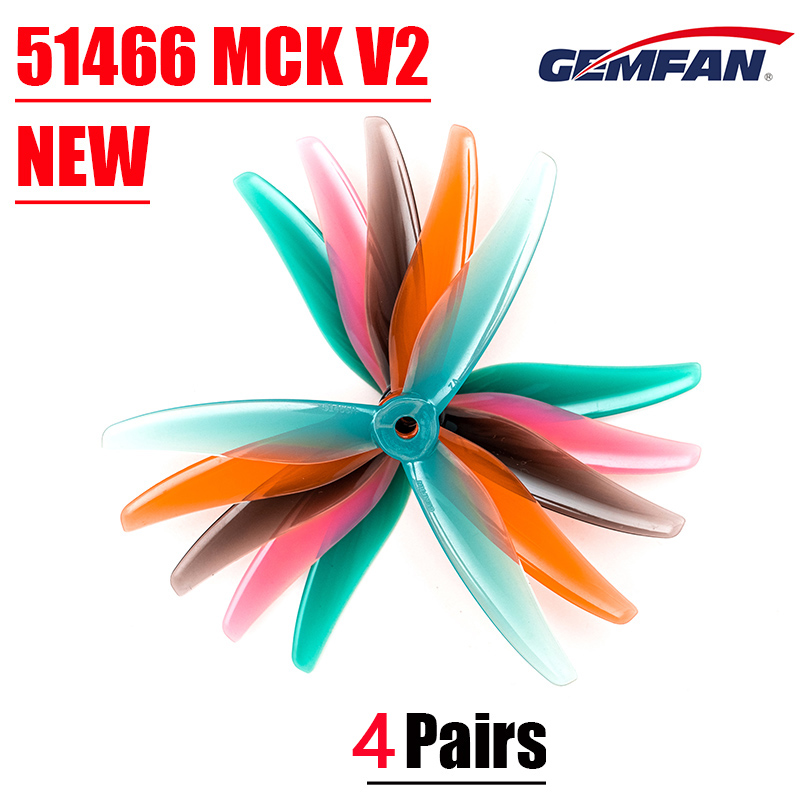 4 pary GEMFAN 51466 MCK 5-calo – Drone Battery Strap recenzja i cena