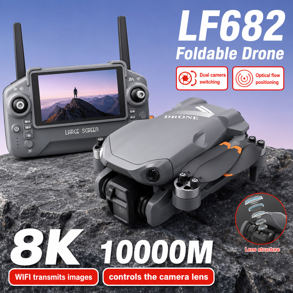 Zdjęcia lotnicze z drona LF682 – Drone Gps Mount recenzja i cena