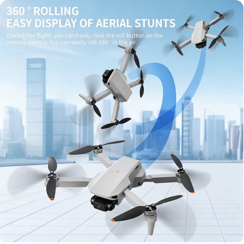 NOWY Mini Dron Aeri100 8K HD z – Drone Propeller Guard recenzja i cena