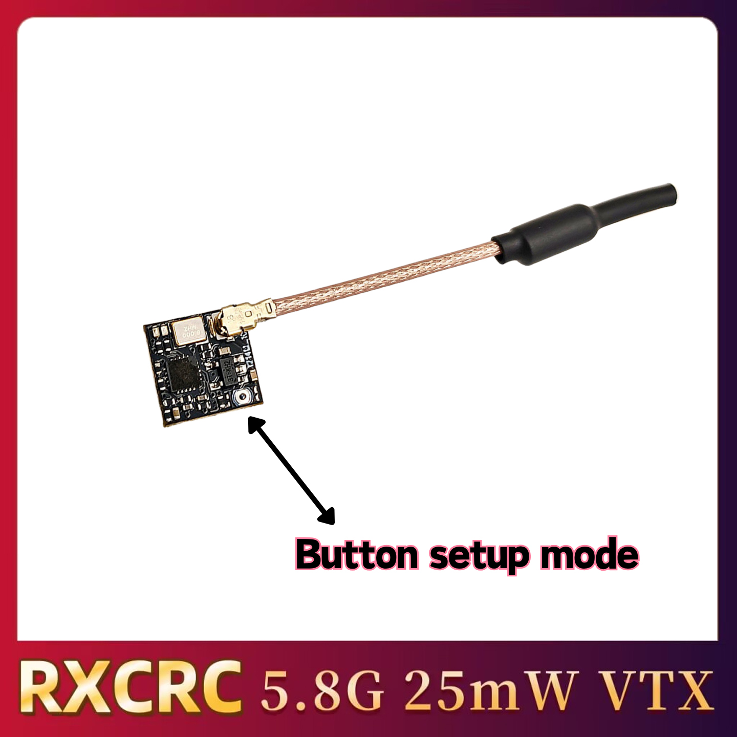 RXCRC 5.8GHz 48CH FPV 25mW Ana – Drone Frame recenzja i cena
